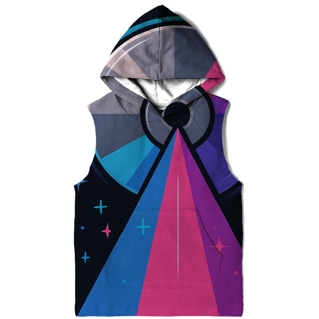 Laser Disc Geometry Showcase pullover hoodies