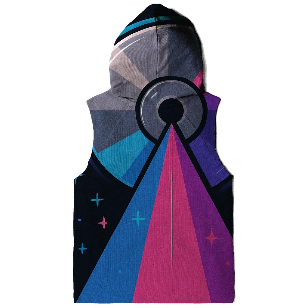 Laser Disc Geometry Showcase pullover hoodies