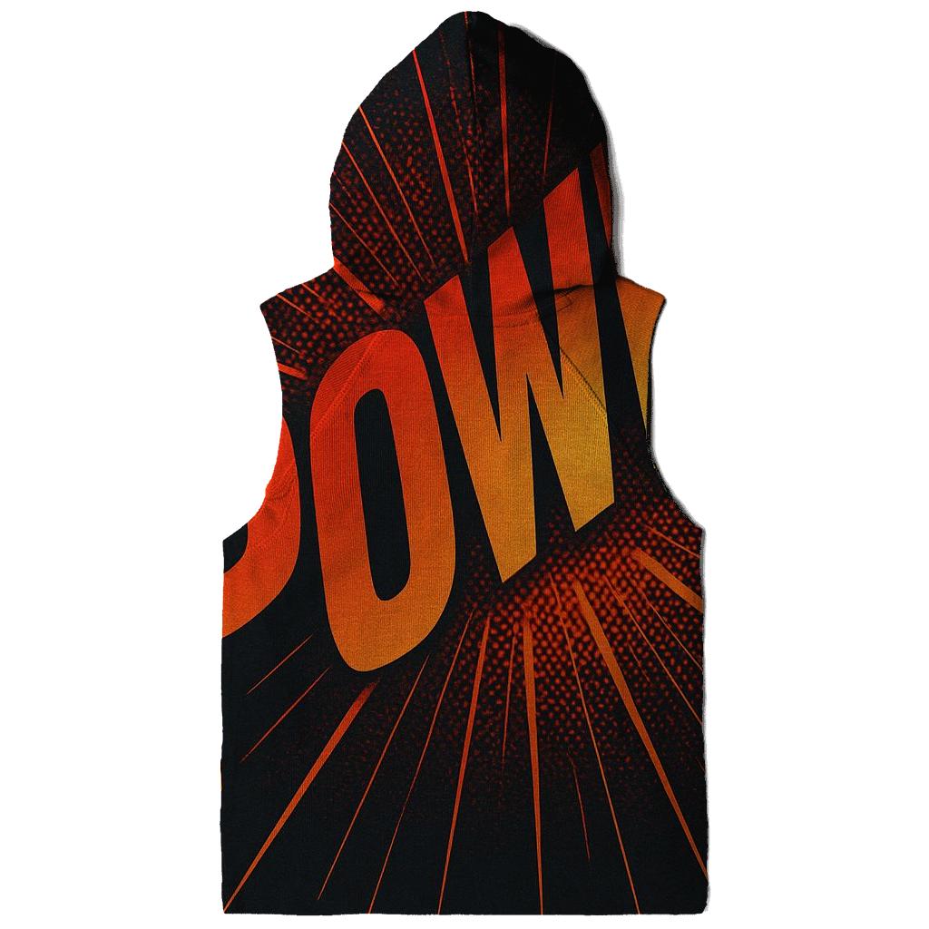 Solar Flare Typography Burst hoodie trends