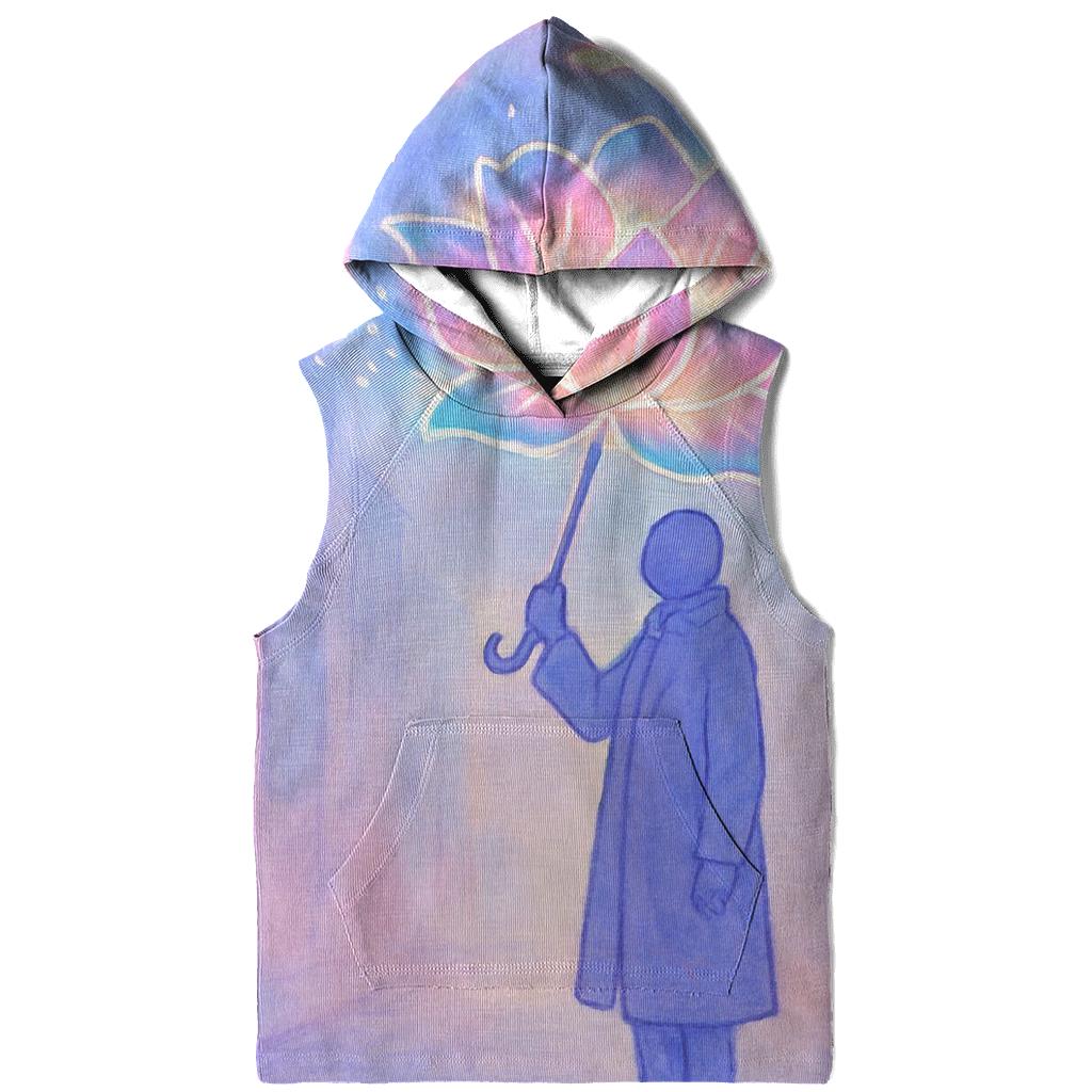 Midnight Umbrella Bloom printed hoodies