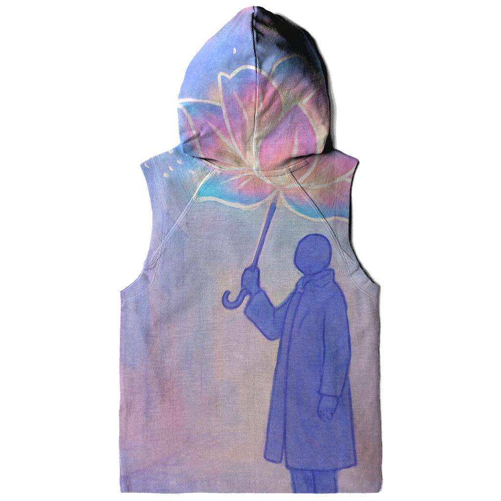 Midnight Umbrella Bloom printed hoodies