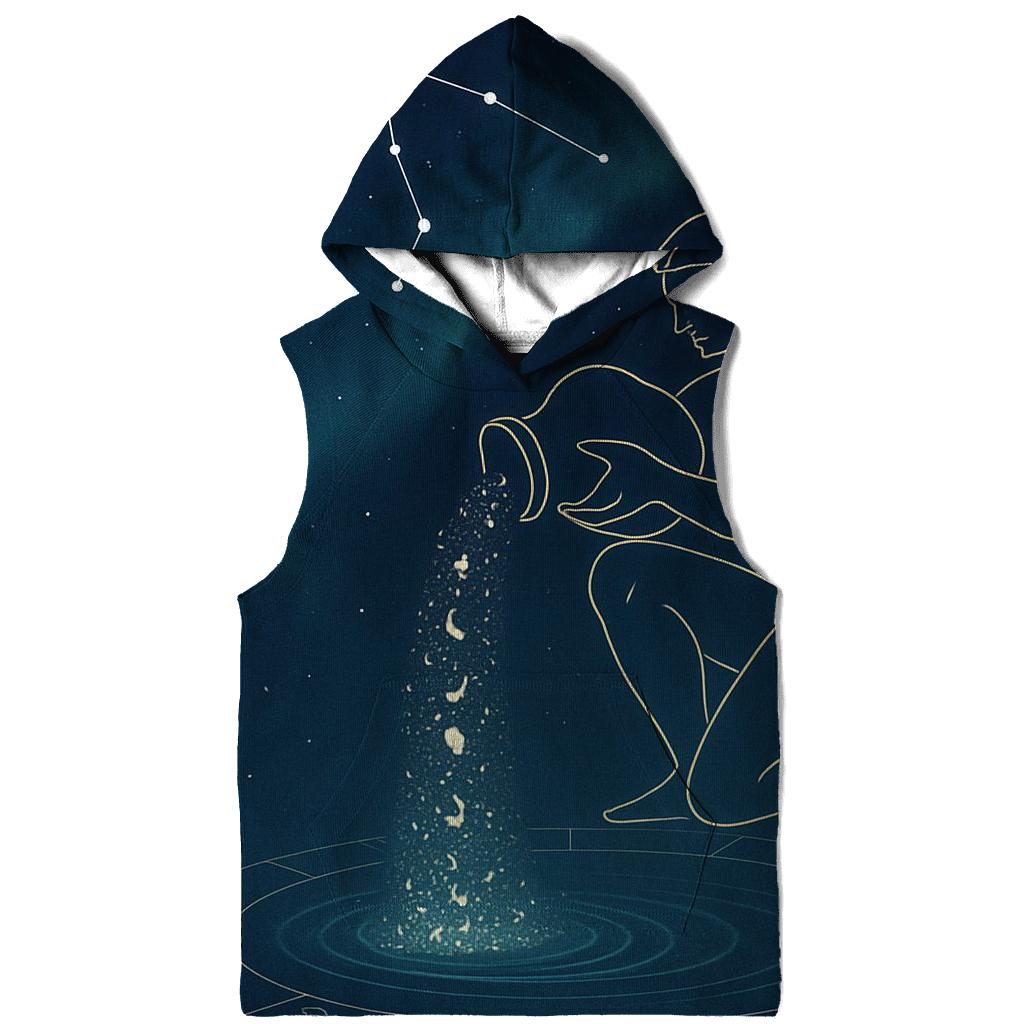 Aquarius Water Bearer Star Pour custom hoodies