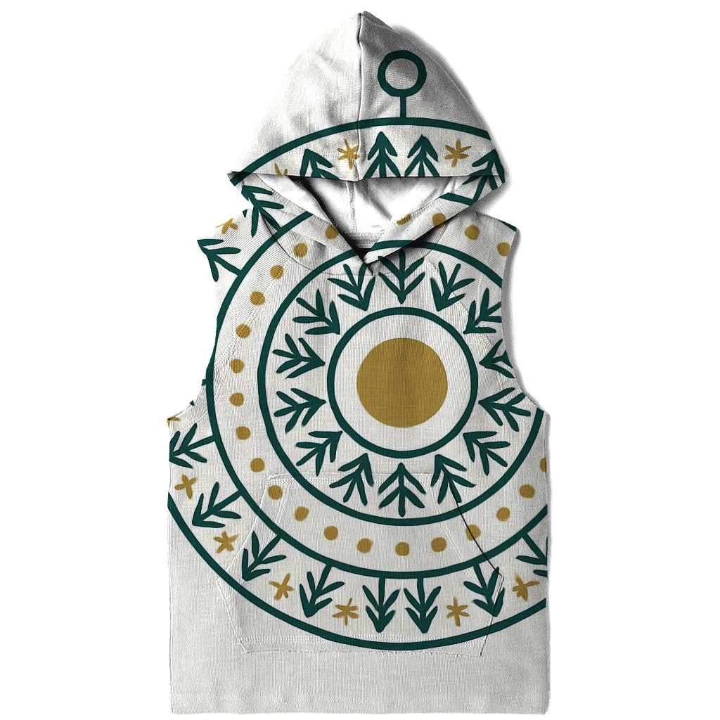 Ornament Mandala Evergreen Rings hoodie styles