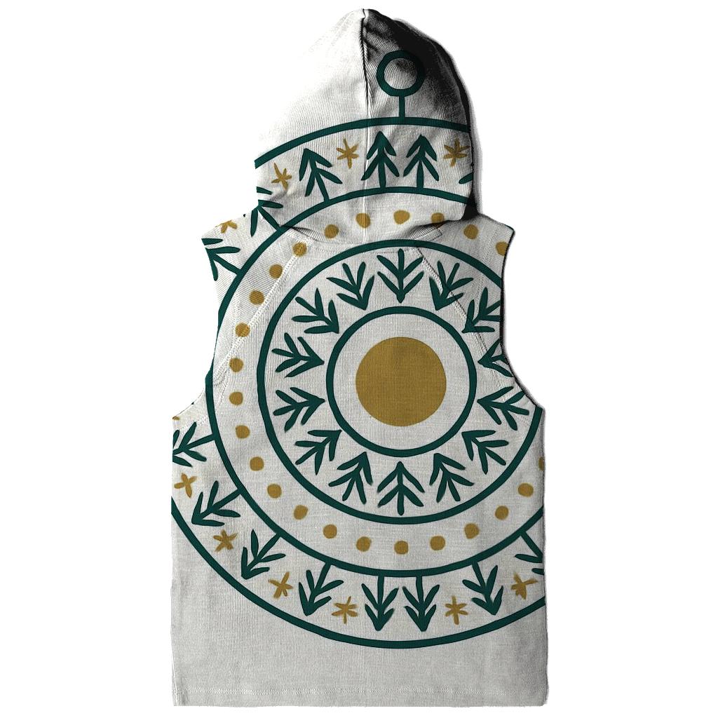 Ornament Mandala Evergreen Rings hoodie styles