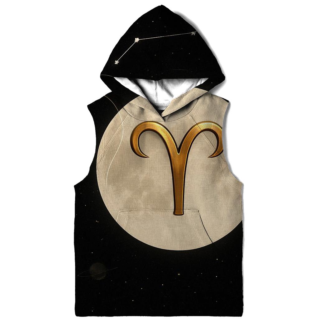 Aries Ram Horns Lunar Gate custom hoodies