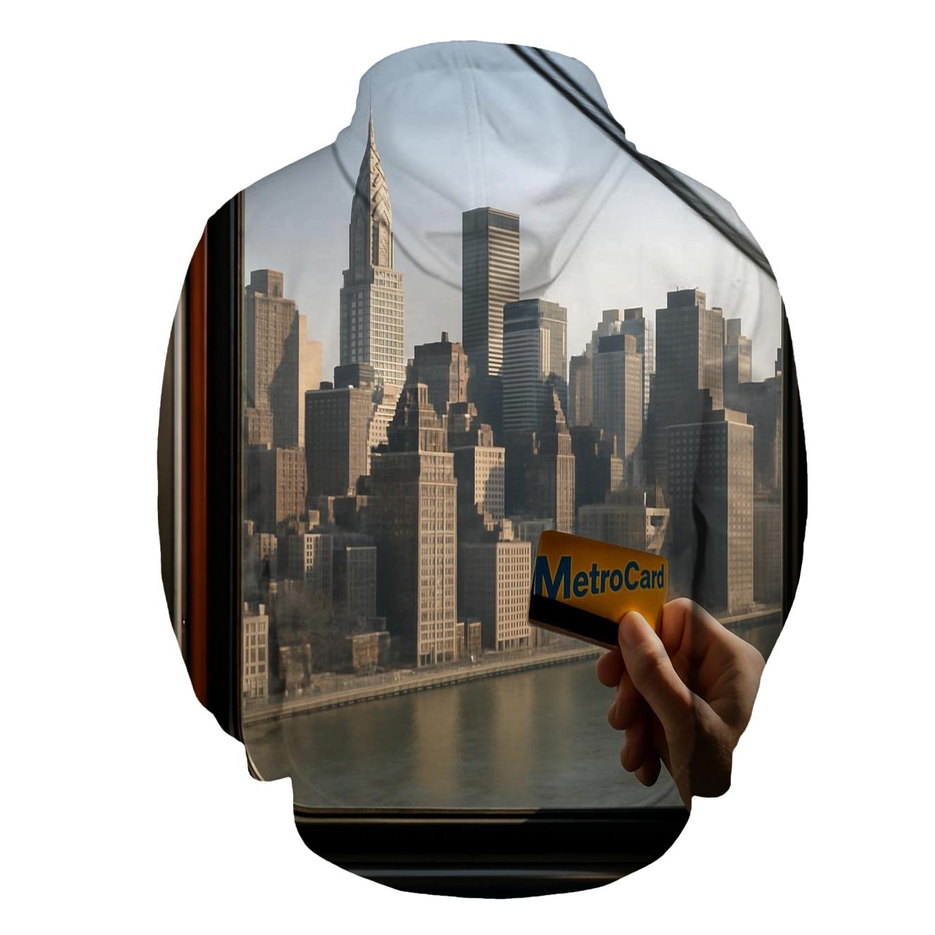 Roosevelt Island Tram Window Frame Of Midtown custom hoodies