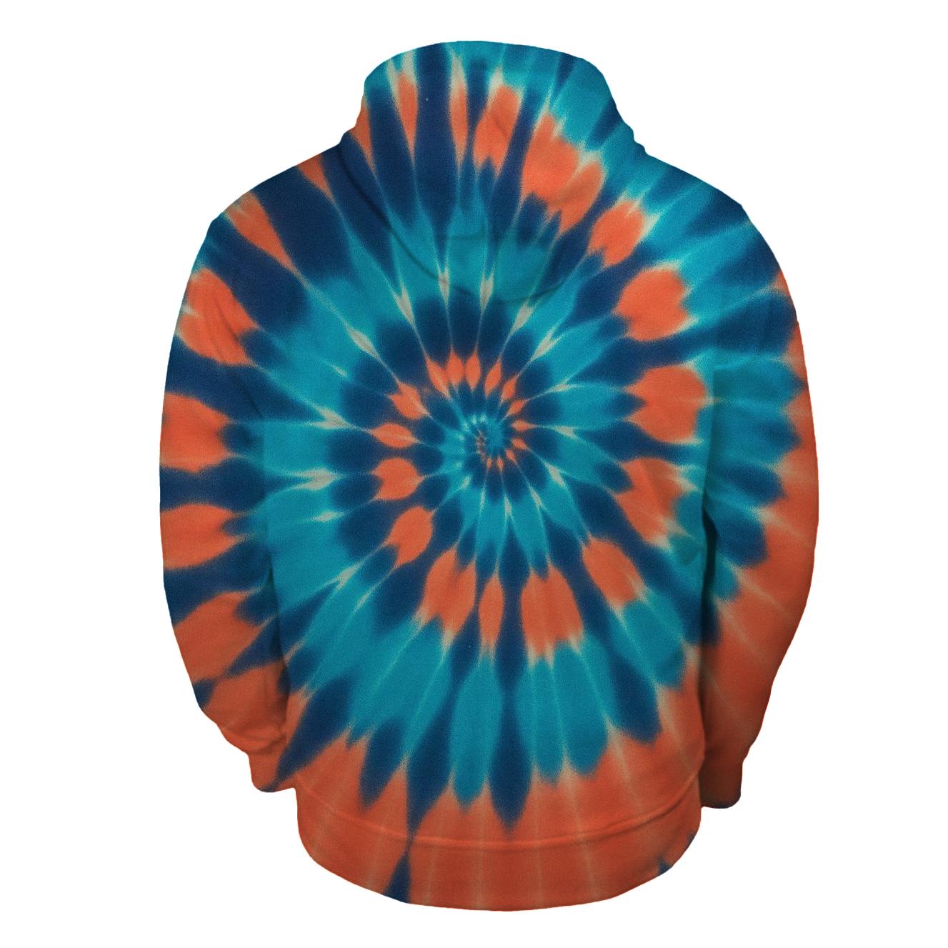 Helix Spiral Overdye Nebula pullover hoodies