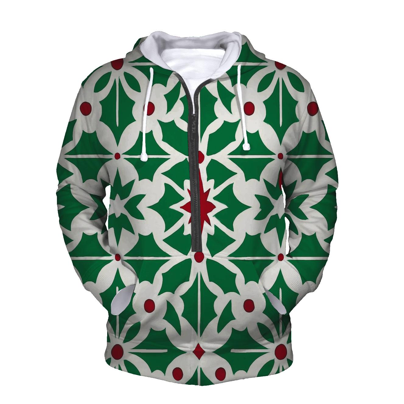 Holly Star Lattice Carol heavyweight hoodies