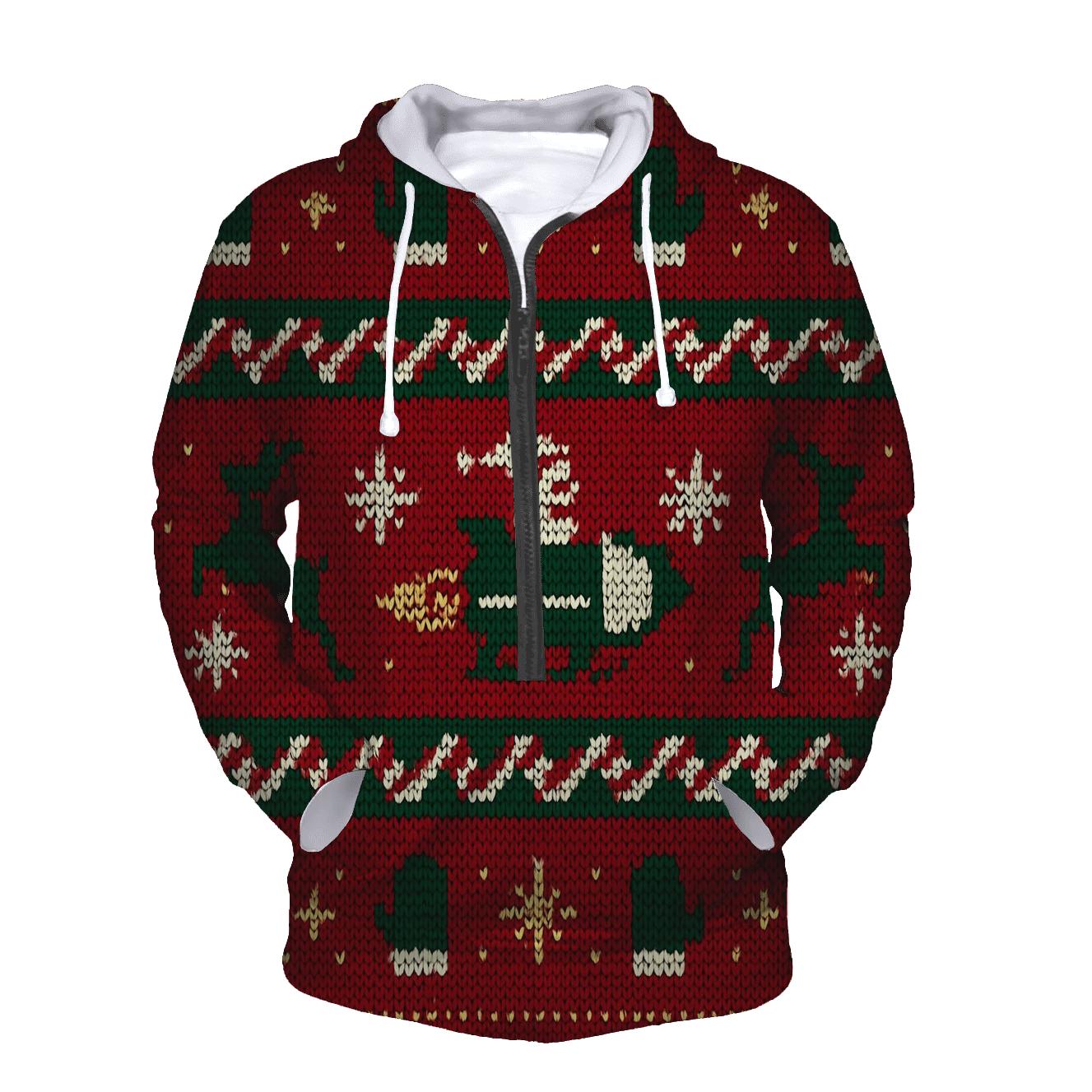 Frosty Rocket Sleigh Bandwork Design hoodie trends