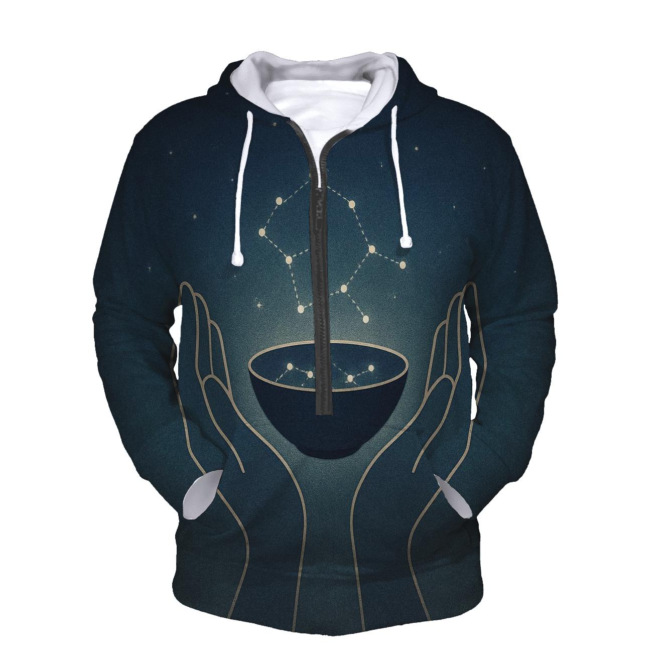 Open Palm Constellation Bowl lightweight hoodies