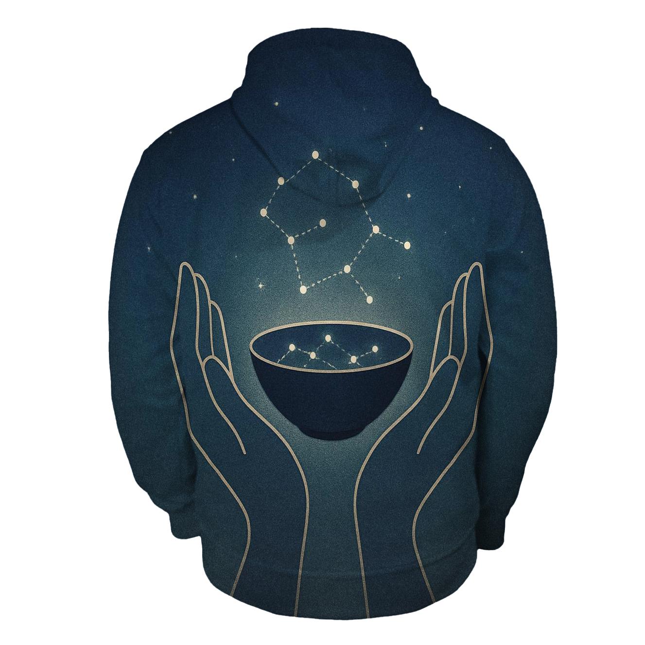 Open Palm Constellation Bowl lightweight hoodies