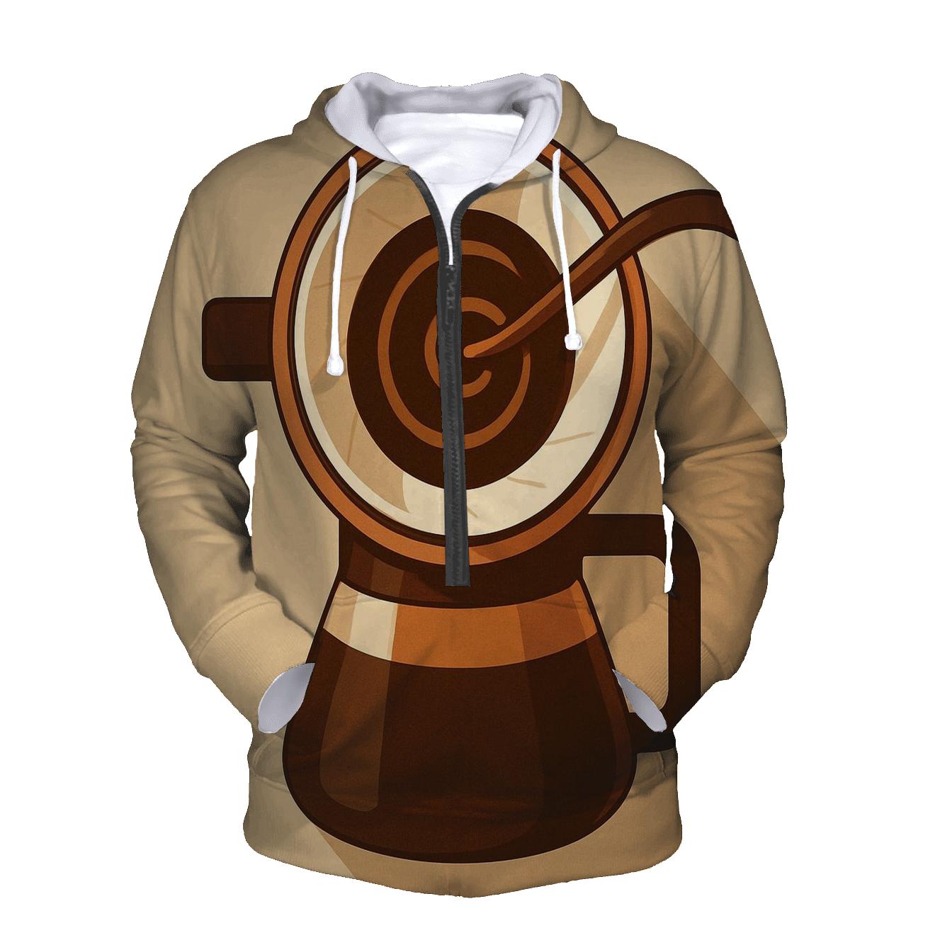 Copper Pour Over Glow premium hoodies