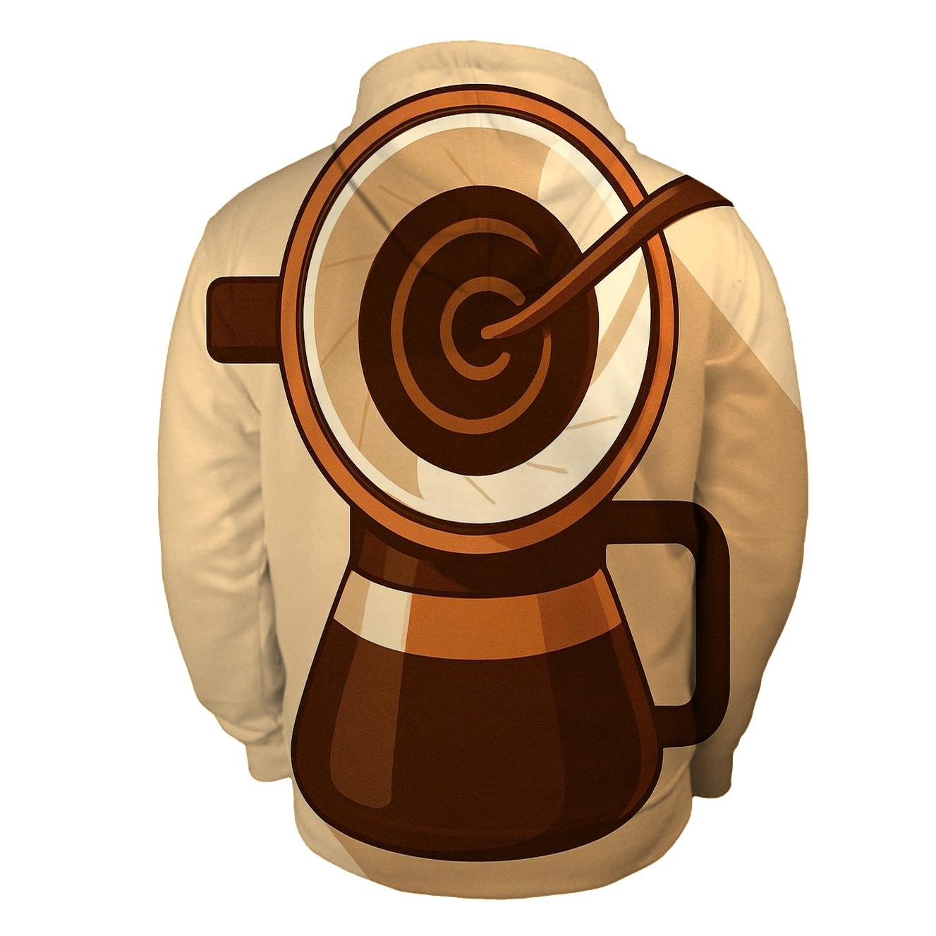 Copper Pour Over Glow premium hoodies