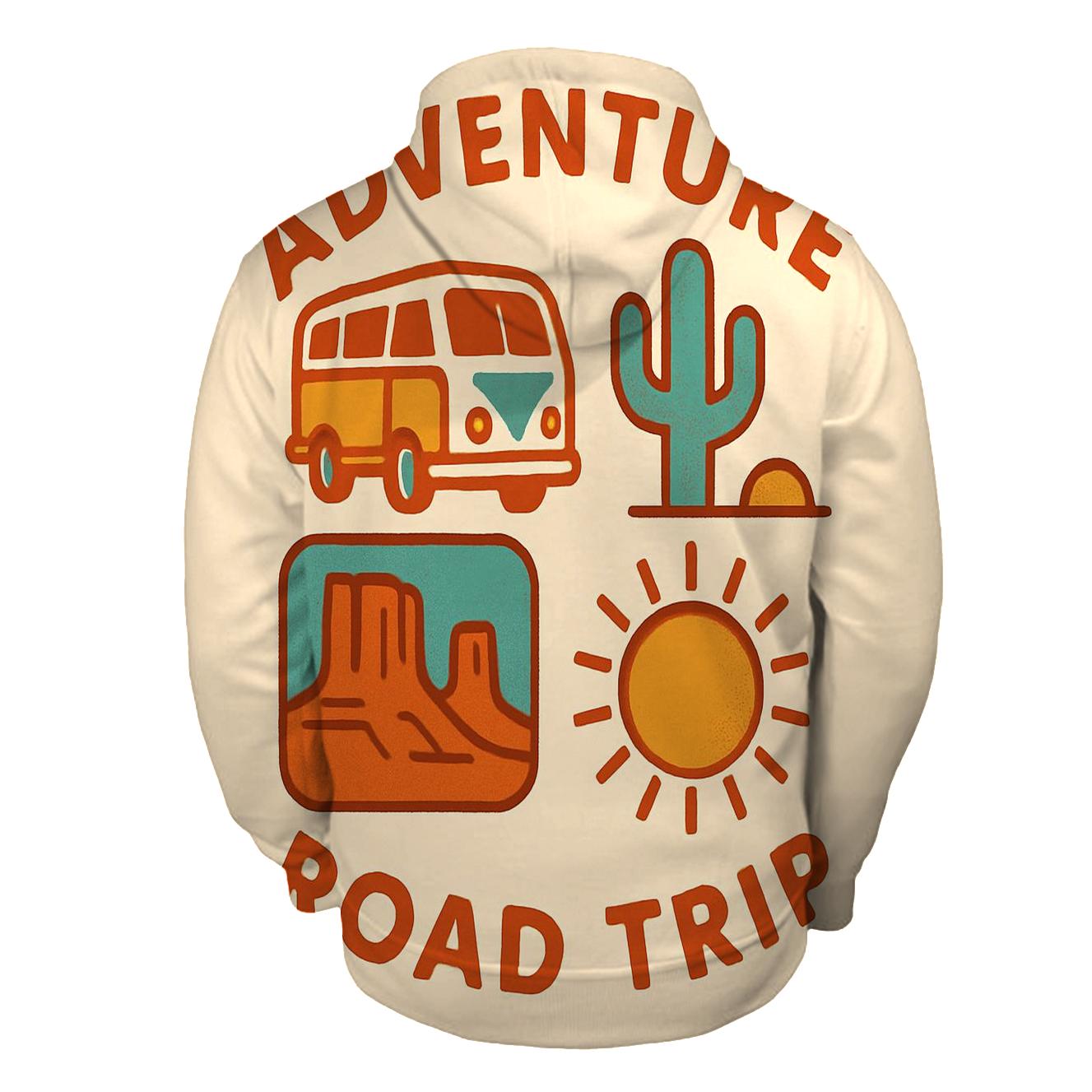 Sunbaked Desert Camper Badges lightweight hoodies