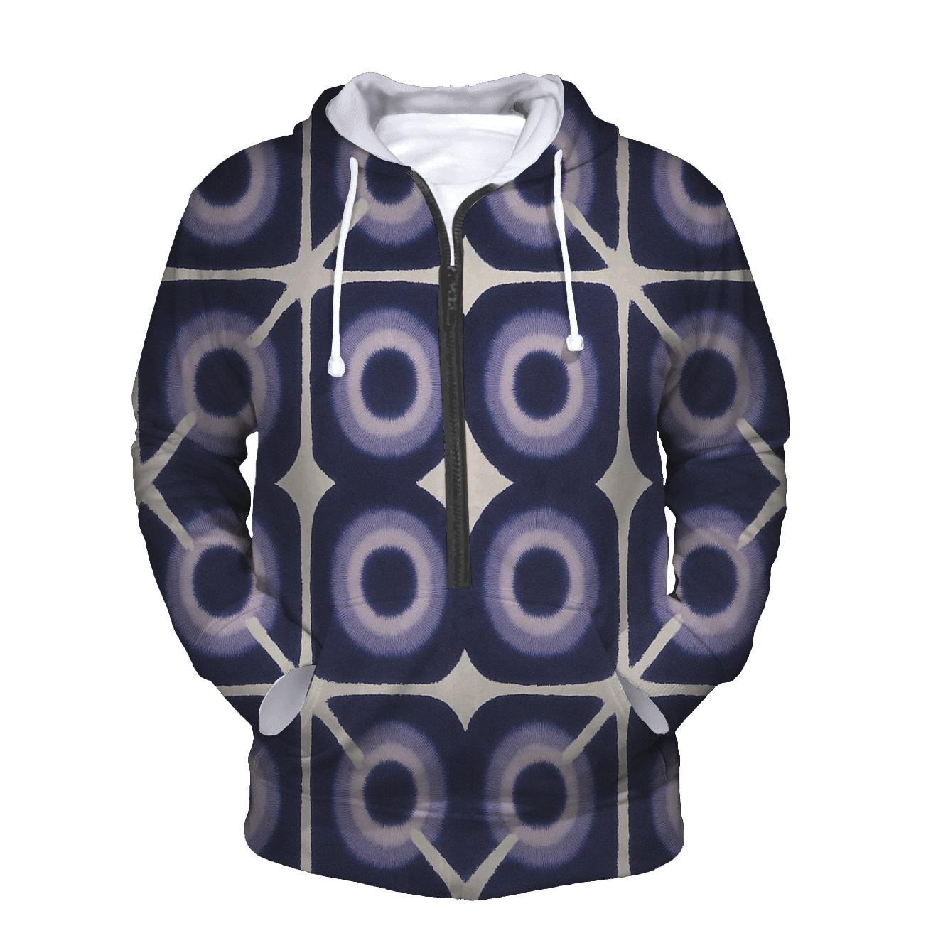 Itajime Eclipse Lattice Clamp Resist premium hoodies