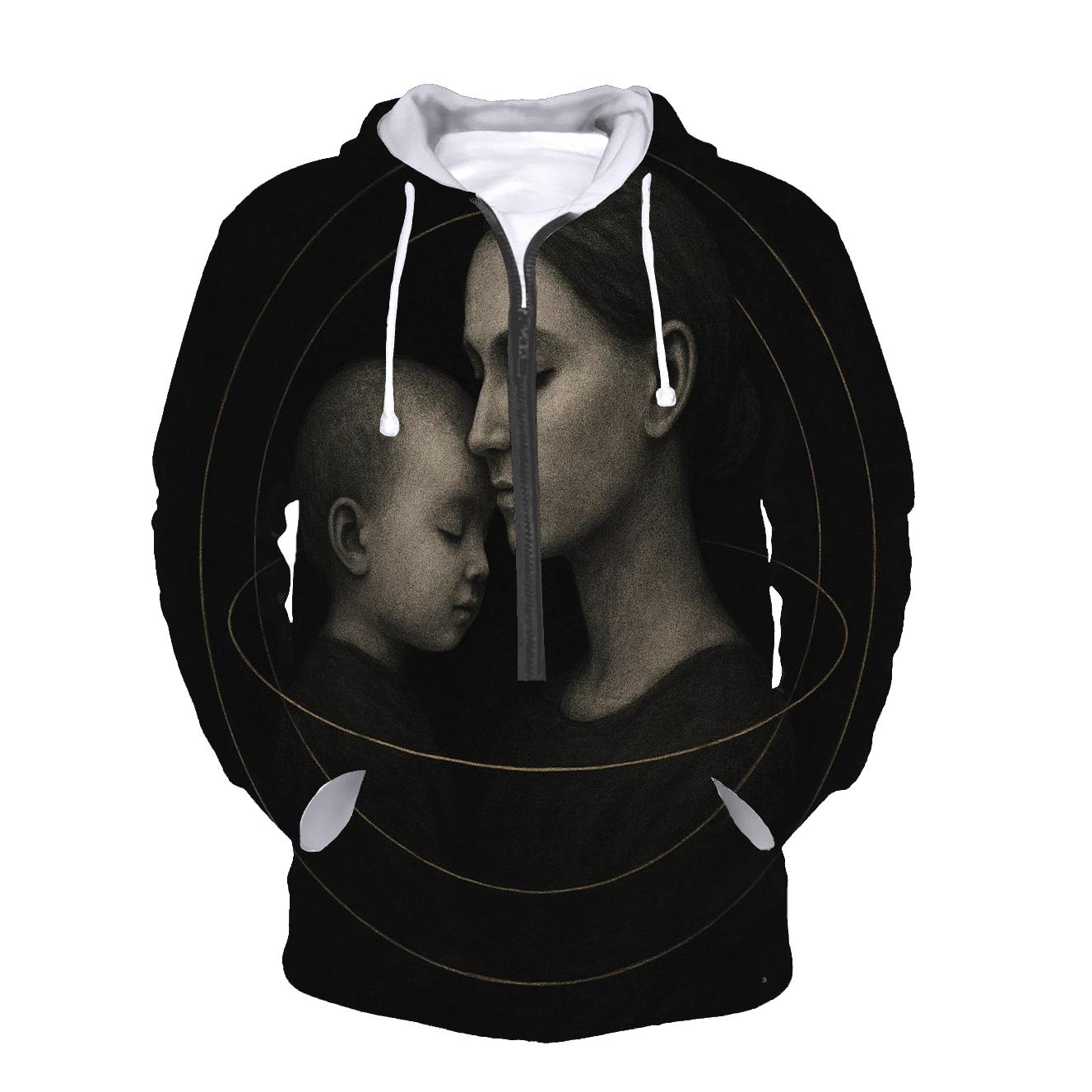 Her Voice Like Gravity Holding Me Close heavyweight hoodies