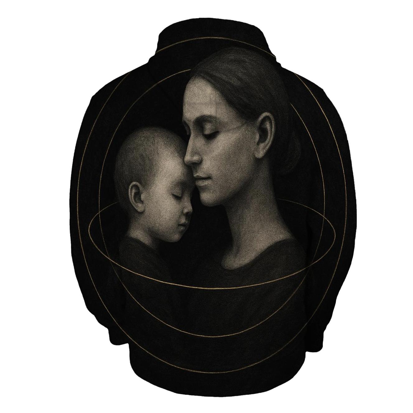 Her Voice Like Gravity Holding Me Close heavyweight hoodies