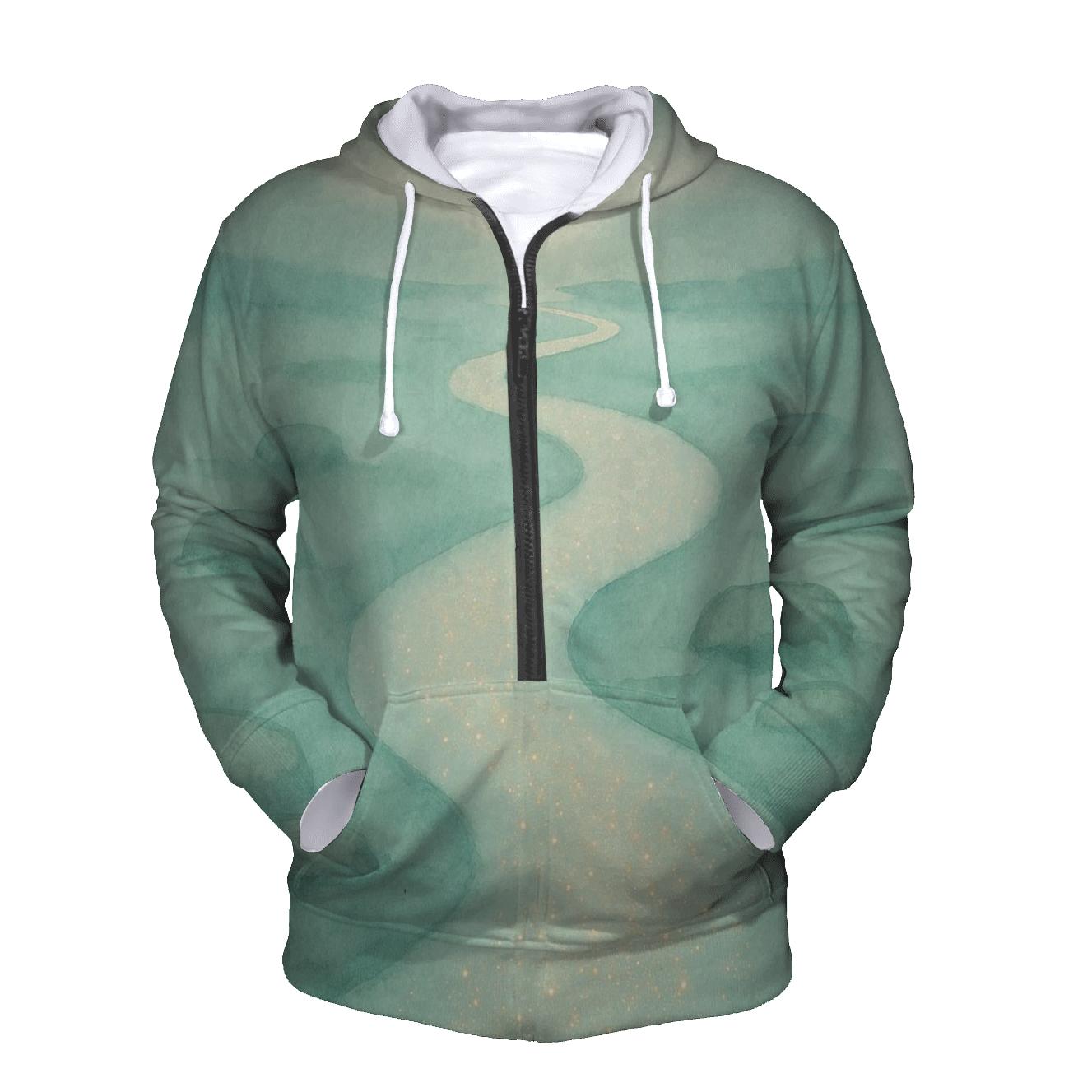 River Of Returning Light heavyweight hoodies