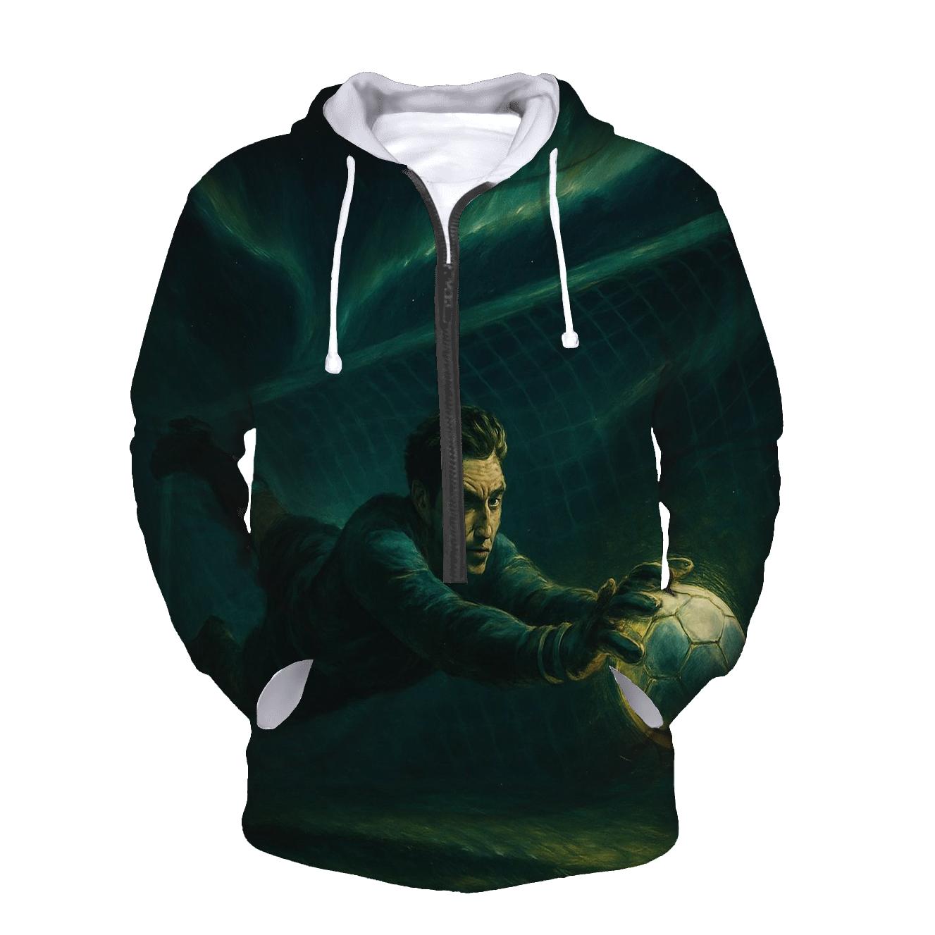 Aurora Goalkeeper Dive Save printed hoodies