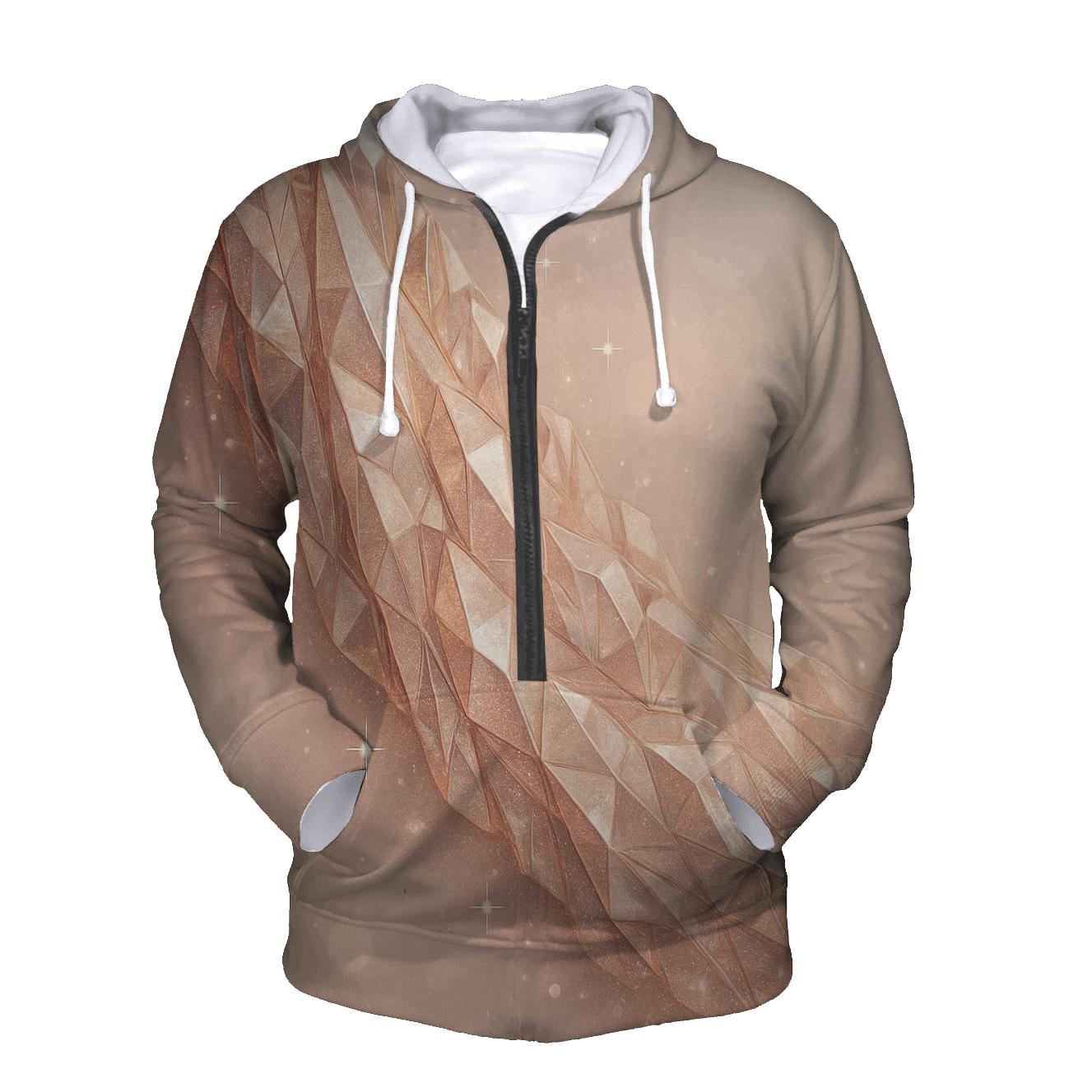 Rose Gold Crystal Veil custom hoodies