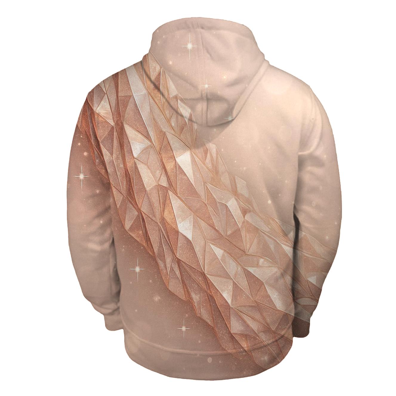 Rose Gold Crystal Veil custom hoodies