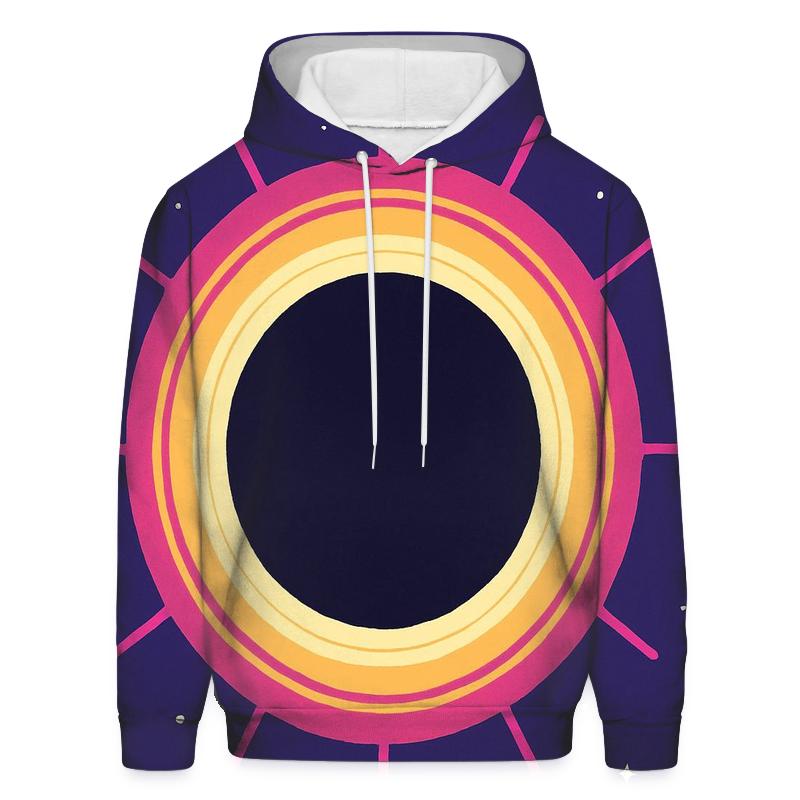 Eclipse Corona Lattice embroidered hoodies