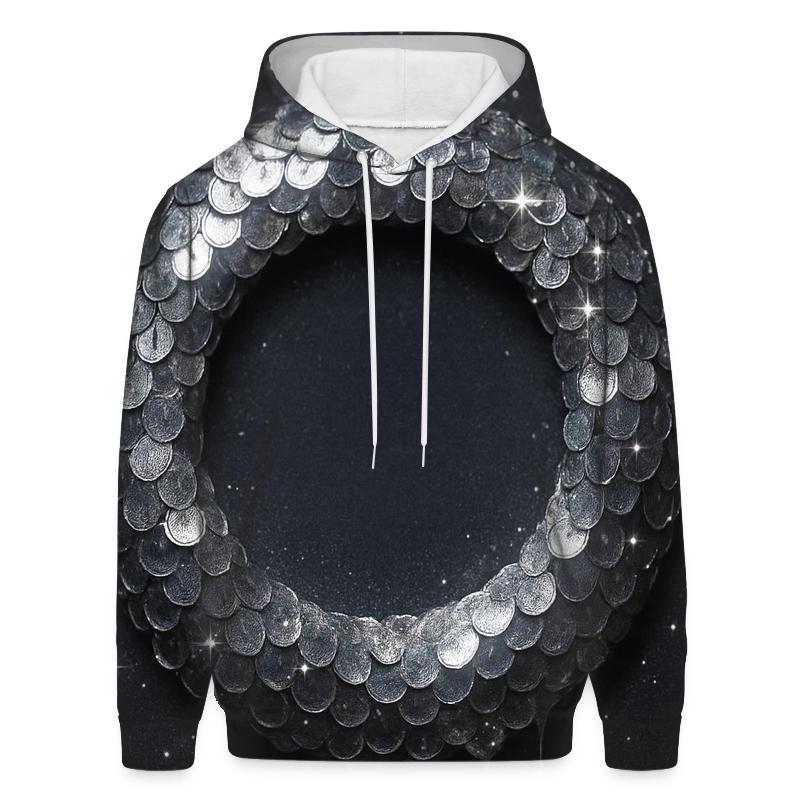 Sequin Eclipse Orbit embroidered hoodies