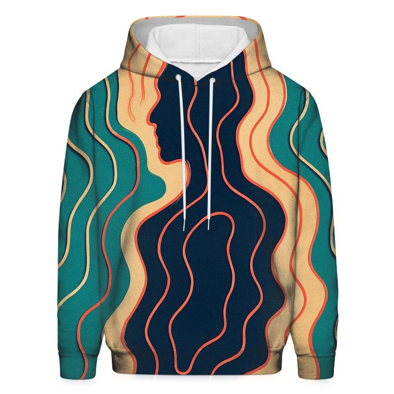 Chromatic Topographic Mirage hoodie styles