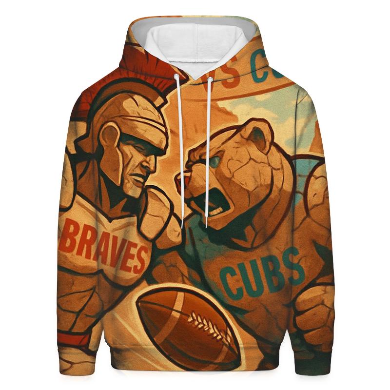 Desert Canyon Clash With Totem Mascots pullover hoodies
