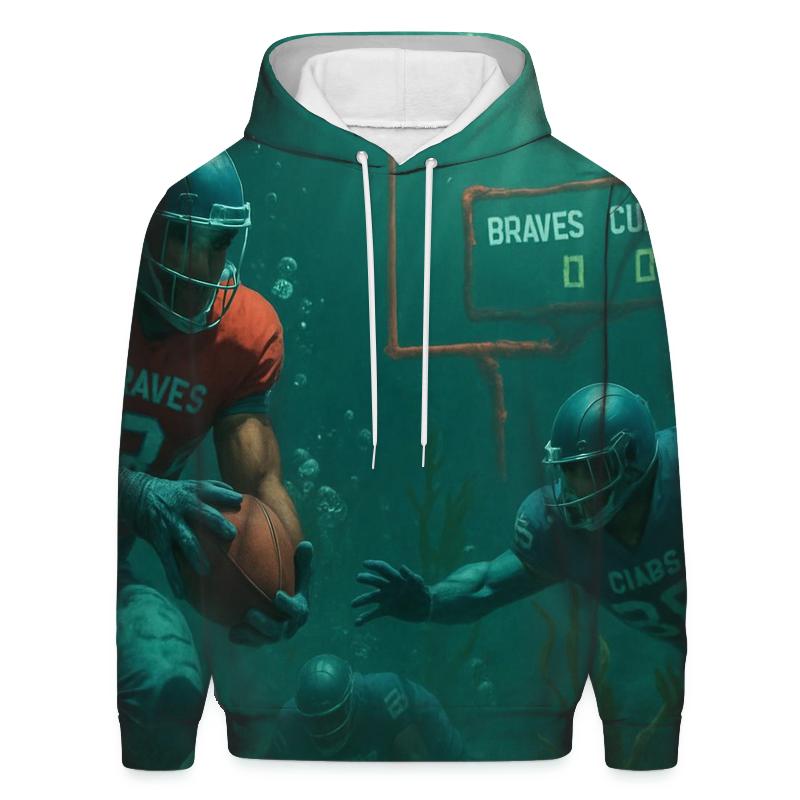 Underwater Kelp Stadium Tackle Battle hoodies fashion