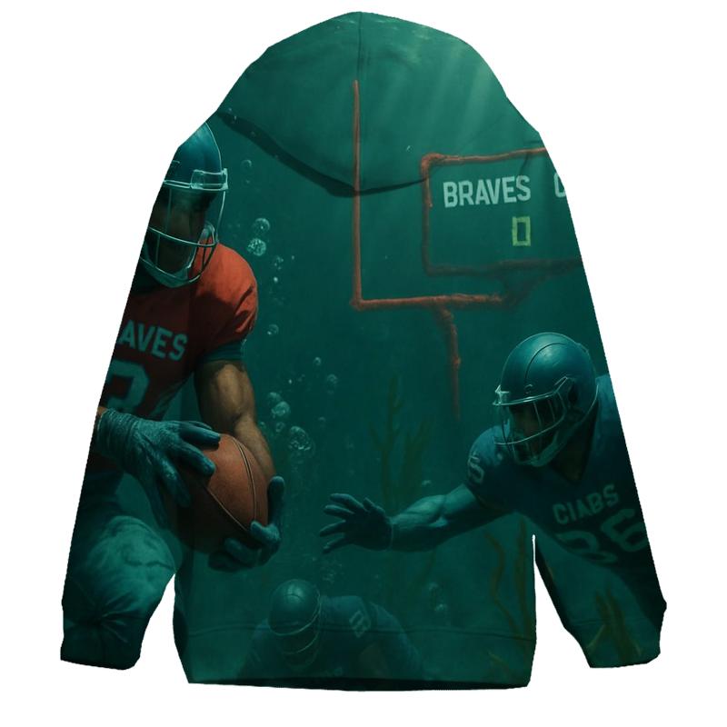 Underwater Kelp Stadium Tackle Battle hoodies fashion