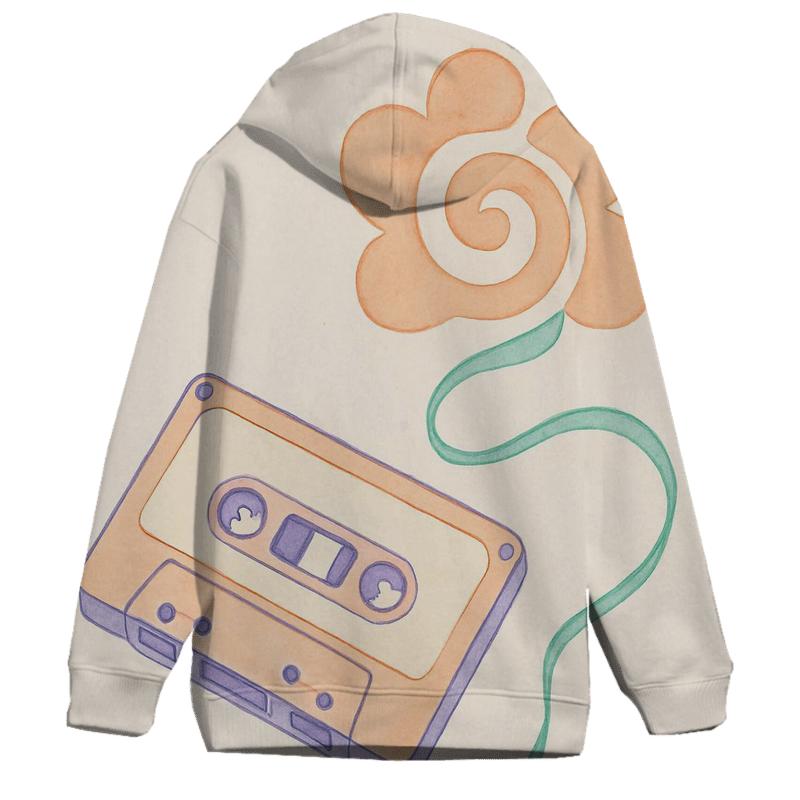 Cassette Ribbon Bloom premium hoodies