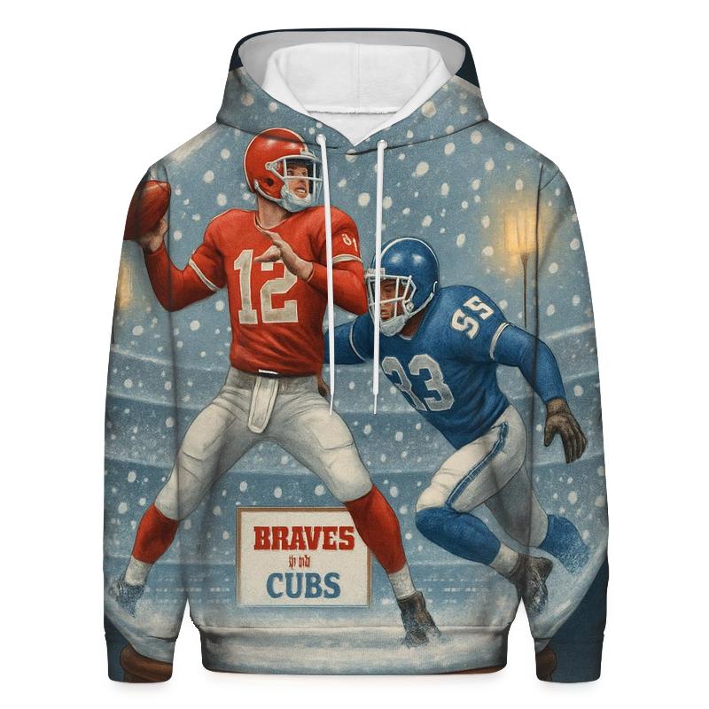 Snow Globe Stadium Freeze Frame Rivalry custom hoodies
