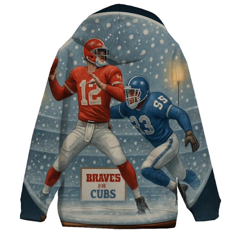 Snow Globe Stadium Freeze Frame Rivalry custom hoodies