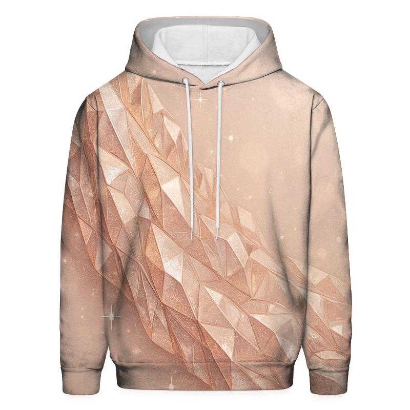 Rose Gold Crystal Veil graphic hoodies