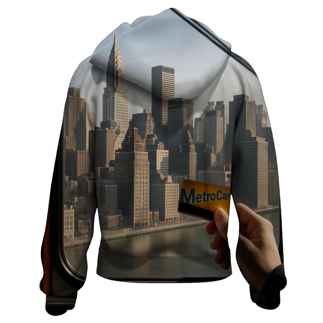 Roosevelt Island Tram Window Frame Of Midtown graphic hoodies