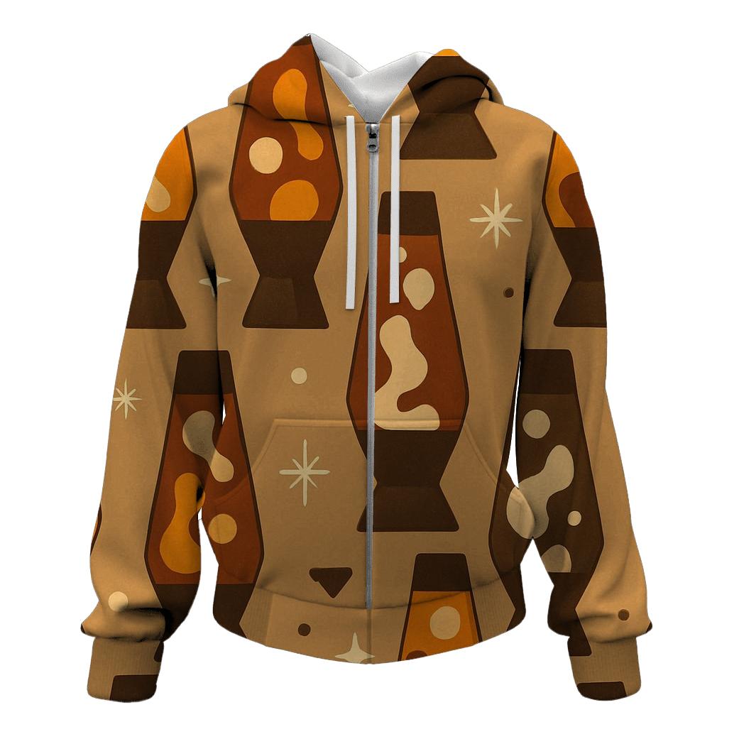 Groovy Lava Lamp Silhouettes pullover hoodies