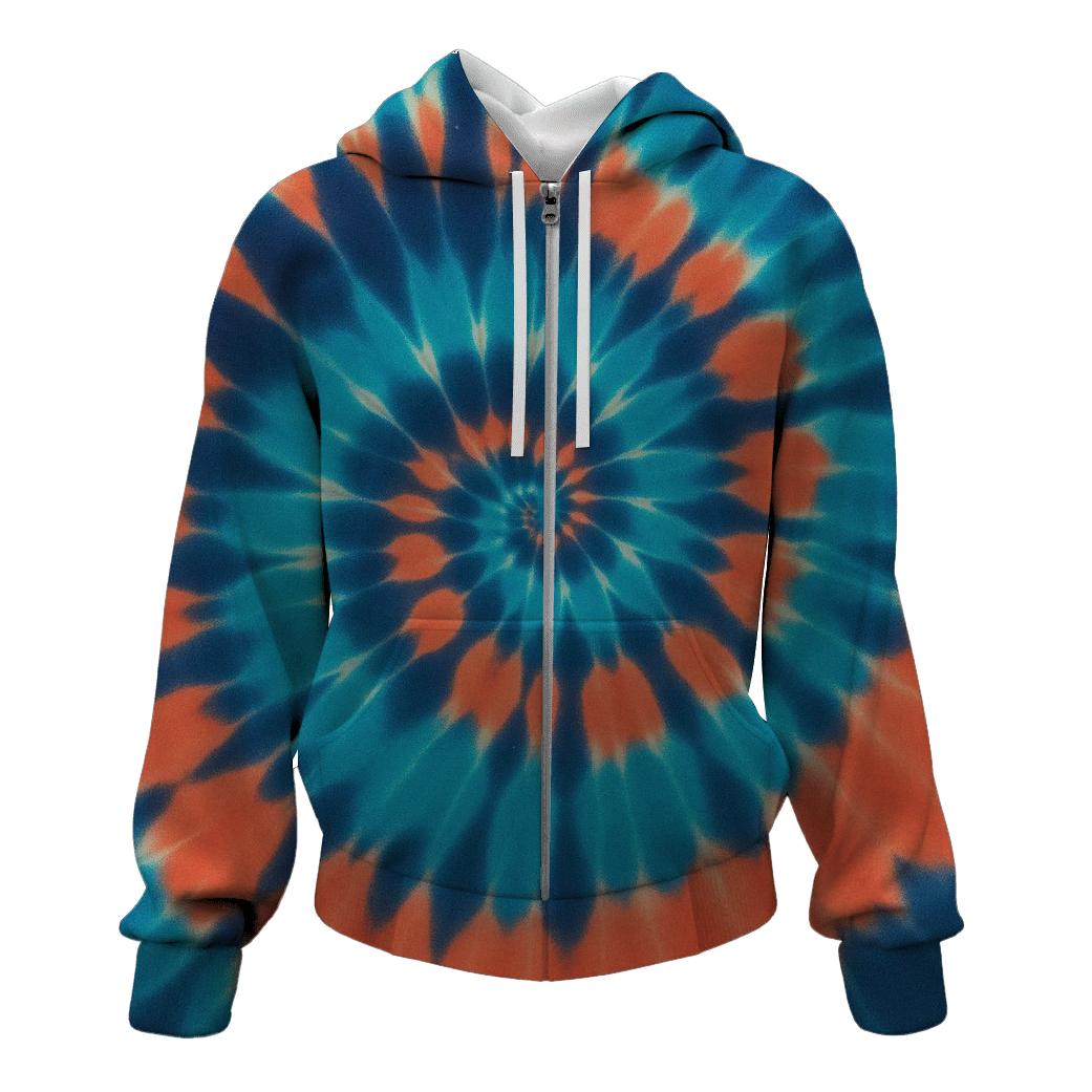 Helix Spiral Overdye Nebula lightweight hoodies
