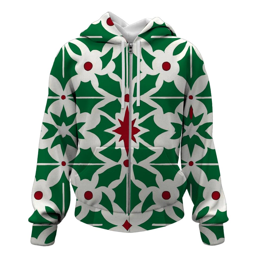 Holly Star Lattice Carol hoodie styles