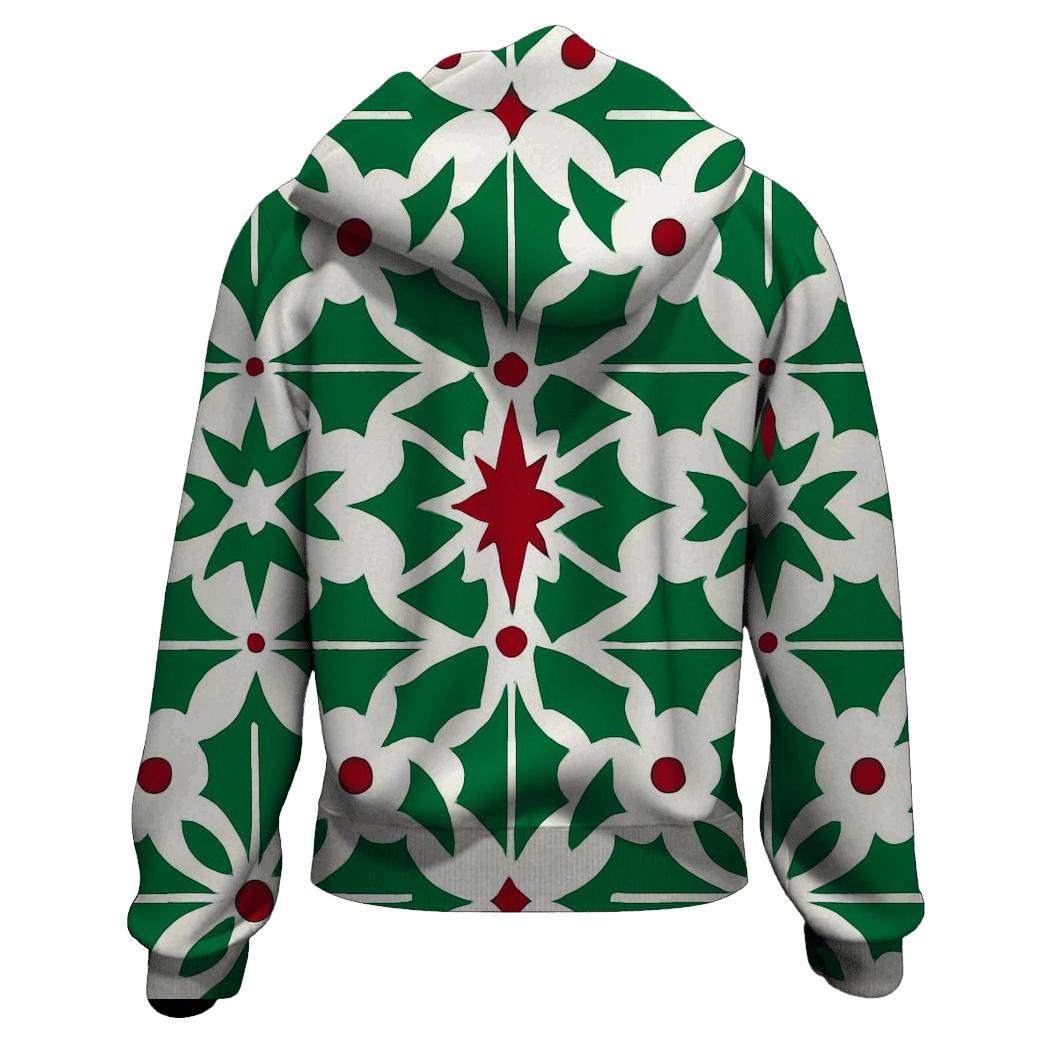 Holly Star Lattice Carol hoodie styles