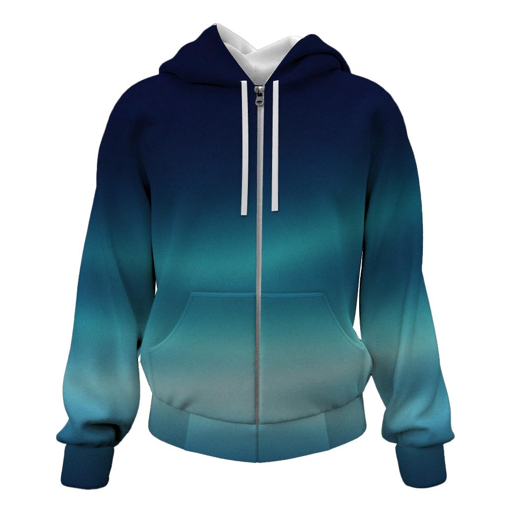 Moonlit Glacier Haze hoodies fashion