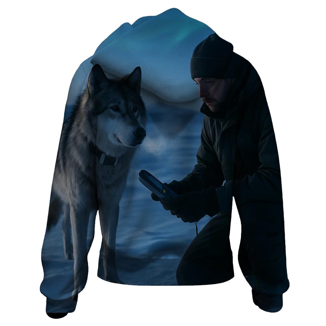 Radio Collar Field Check In Arctic Twilight heavyweight hoodies