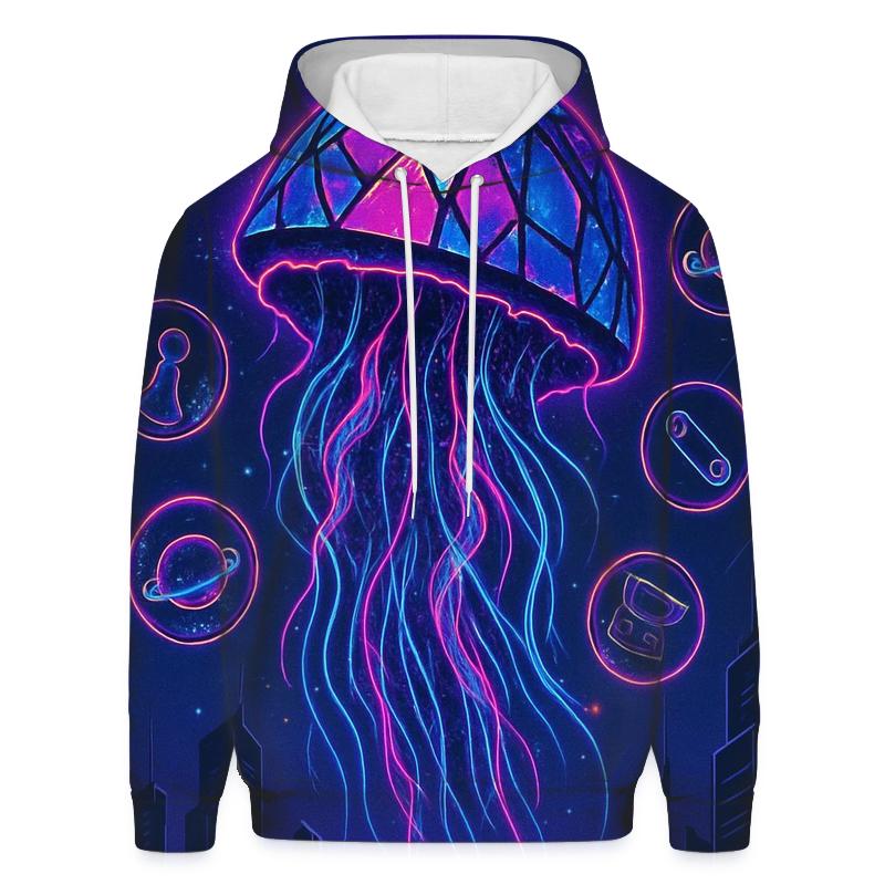 Shattered Jellyfish Skyline hoodies fashion