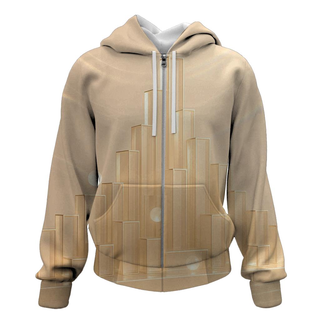Champagne Prism Terrace premium hoodies