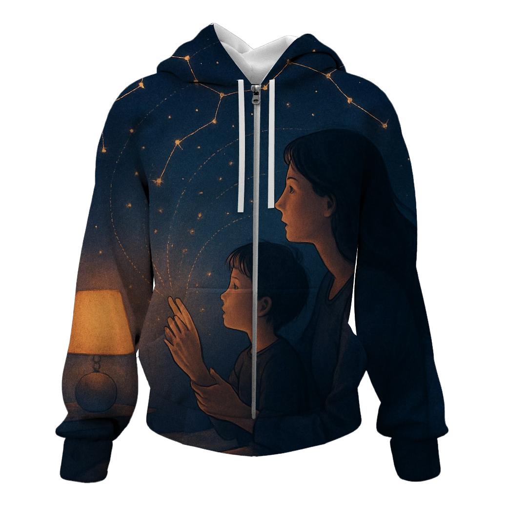 The Constellation She Drew From My Smallest Days custom hoodies