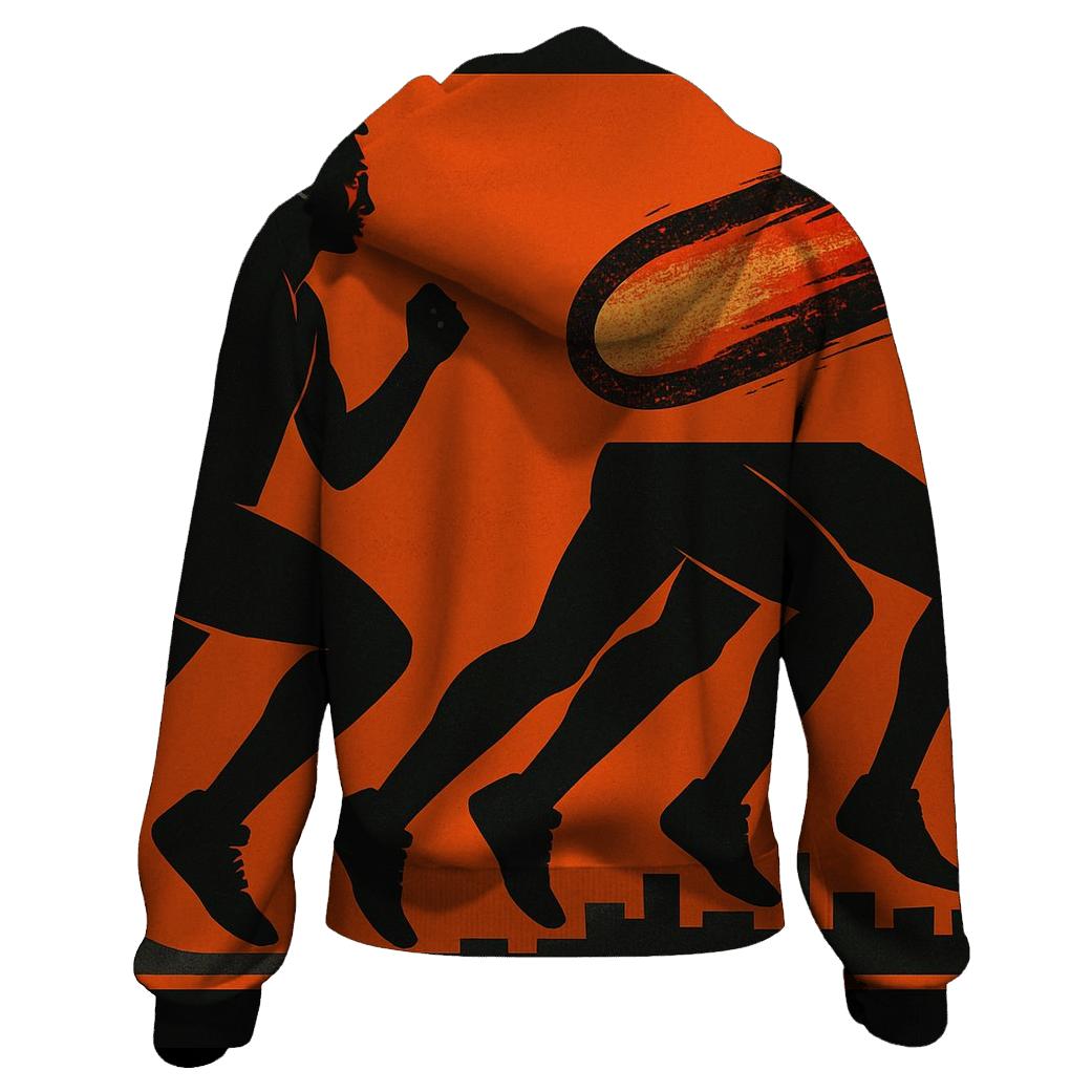 Meteor Trail Marathon Runner hoodie designs