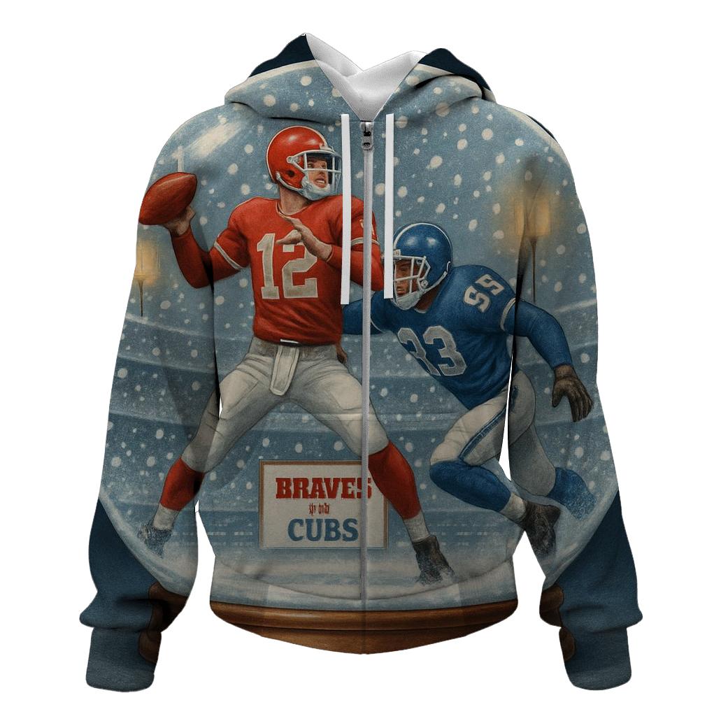Snow Globe Stadium Freeze Frame Rivalry hoodie designs