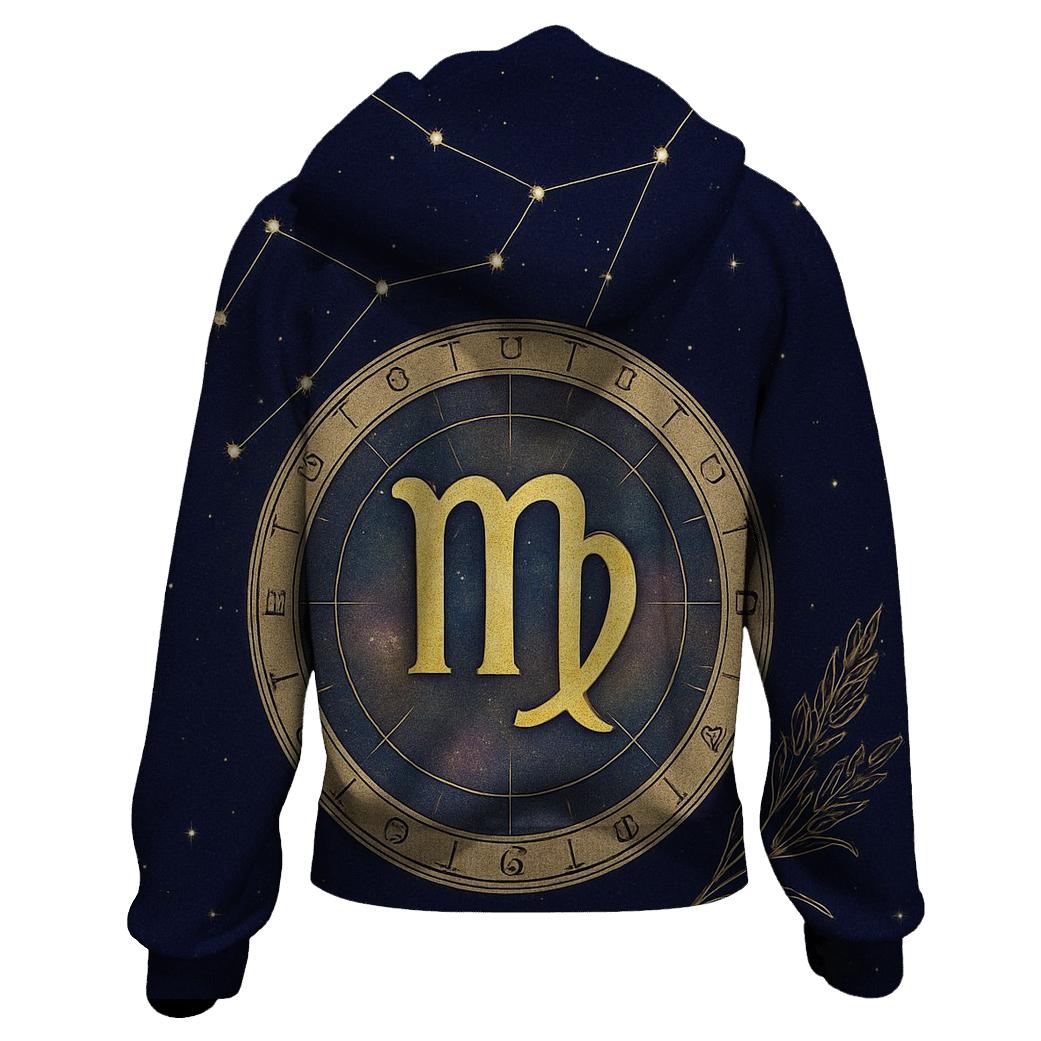Virgo Wheat Sheaf Celestial Chart hoodies fashion