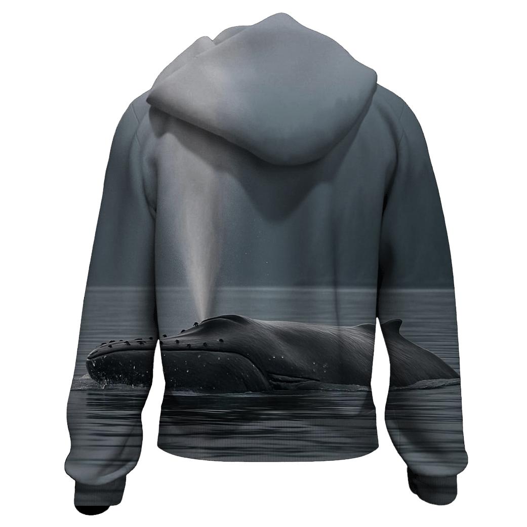 Mist Channel Passage Humpback Whale hoodies fashion