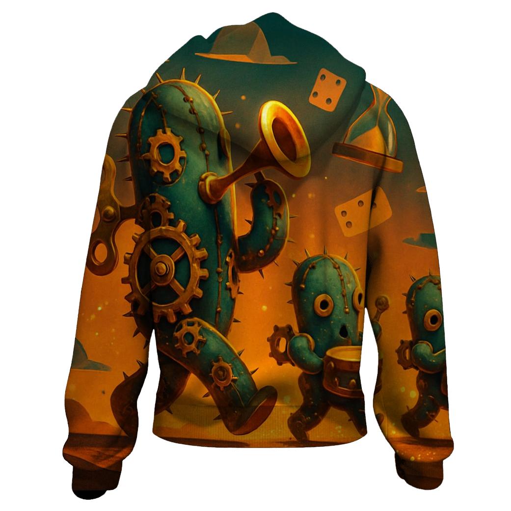 Clockwork Cactus Parade custom hoodies
